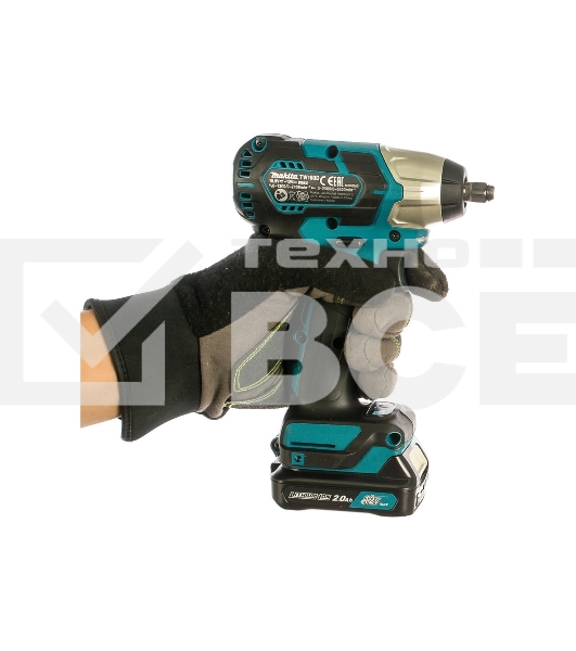 Гайковерт Makita TW160DWAE аккум. патрон:квад.3/8