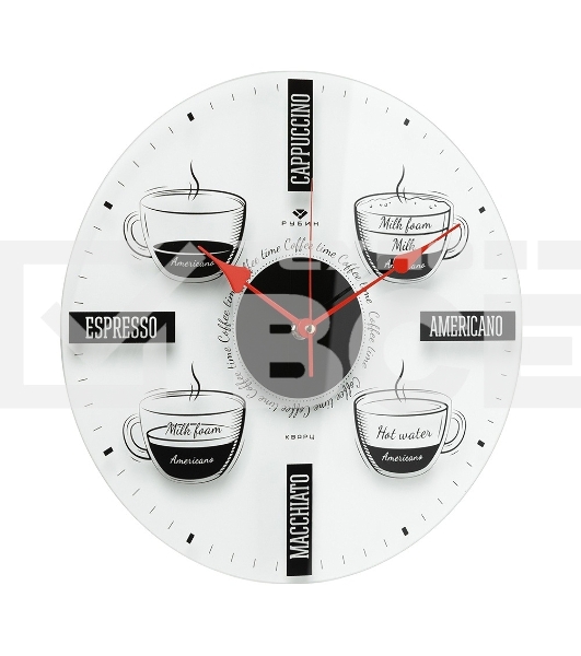 Настенные часы РУБИН 3433-001 Coffee Time