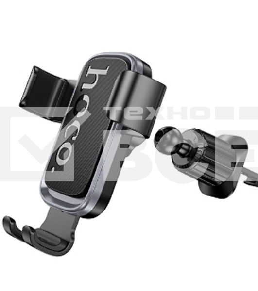Автомобильный держатель HOCO (6942007647908) H80 6.1'-7.0' черный металлик