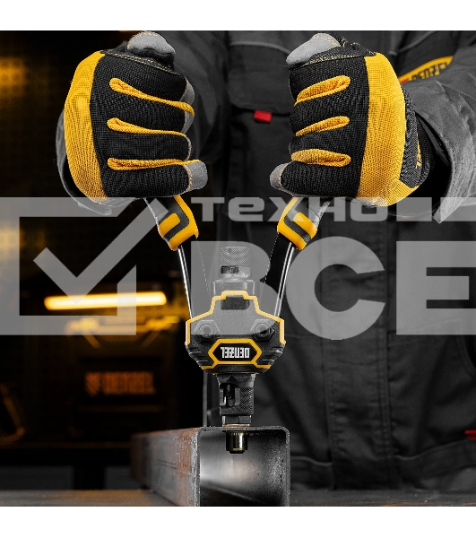 Заклепочник Denzel для резьбовых заклепок, двуручный, заклепки М3, М4, М5, М6, М8, М10, M12