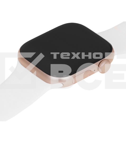 Умные часы Apple Watch Series 11 A3331 42мм OLED корп.розовое золото Sport Band рем.белый разм.брасл.:150-200мм (MEU44LW/A)