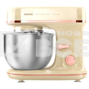 Миксер планетарный Centek CT-1139 бежевый
