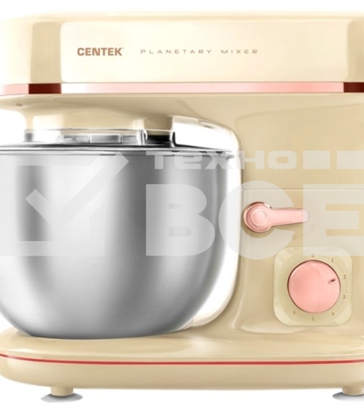 Миксер планетарный Centek CT-1139 бежевый