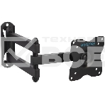 Кронштейн для телевизора Kromax DIX-15 черный, 15'-28' макс. 30 кг, настенный, поворот и наклон, фото 1