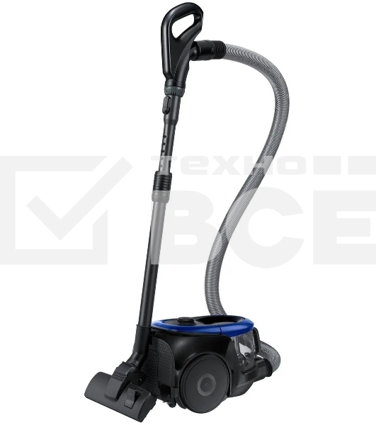 Пылесос Samsung VC18M2110SB/EV синий/черный, 380/1800 Вт, уборка сухой, пылесборник контейнер 1.5 л