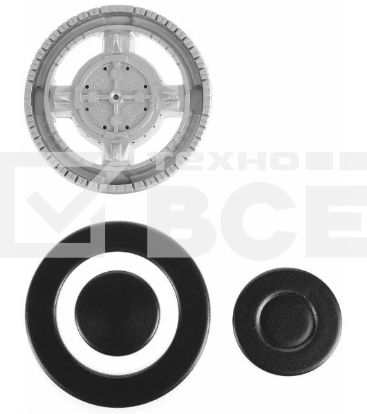 Газовая варочная панель Maunfeld EGHG.64.63CB/G, 4 конфорки, закаленное стекло, черный