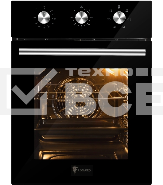 Духовой шкаф встраиваемый электрический LEONORD LEO-45002B (109599)