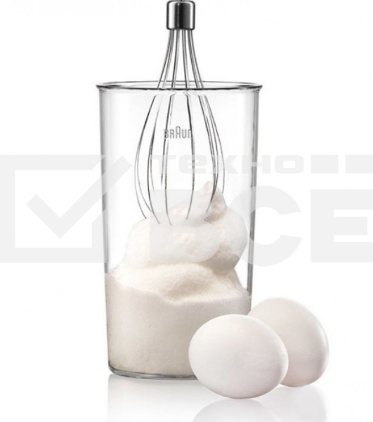 Блендер погружной Braun MQ 3035 WH Sauce 700Вт белый/синий