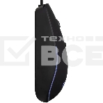 Мышь проводная Oklick 100M черный, 1600 dpi, USB, кнопки - 4, фото3
