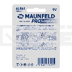 Батарейки Maunfeld PRO Long Life Alkaline 9V(6LR61) MB9-BL1, блистер 1 шт., фото3