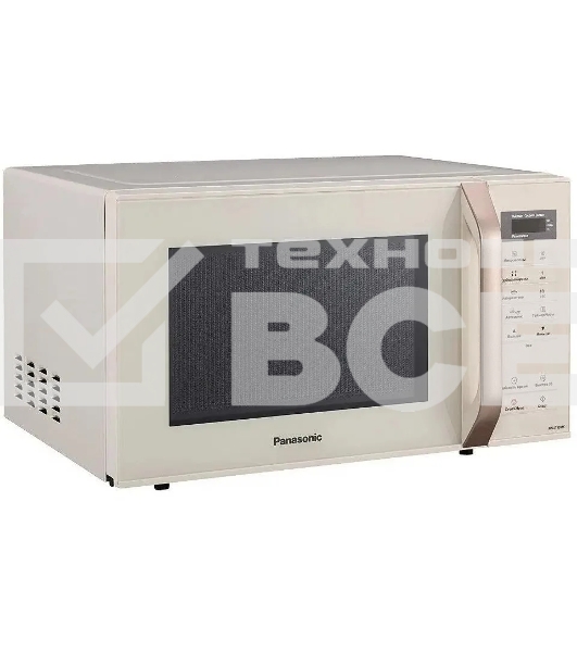 Микроволновая печь Panasonic NN-ST35MKZPE бежевый, 25 л, 800 Вт, переключатели - сенсор