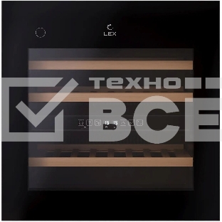 Винный шкаф LEX LWD6036BL dual zone PP 1-нокамерн. черный (CHAT500008)