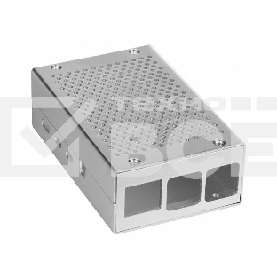 Корпус ACD RA507 Silver Fine Heat Dispersion Aluminium Alloy Case for Raspberry Pi 4B