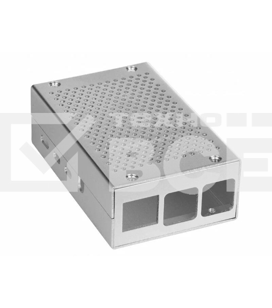 Корпус ACD RA507 Silver Fine Heat Dispersion Aluminium Alloy Case for Raspberry Pi 4B