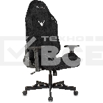 Кресло игровое Knight N1 Fabric черный Light-20, с подголов. крестовина металл, фото 1