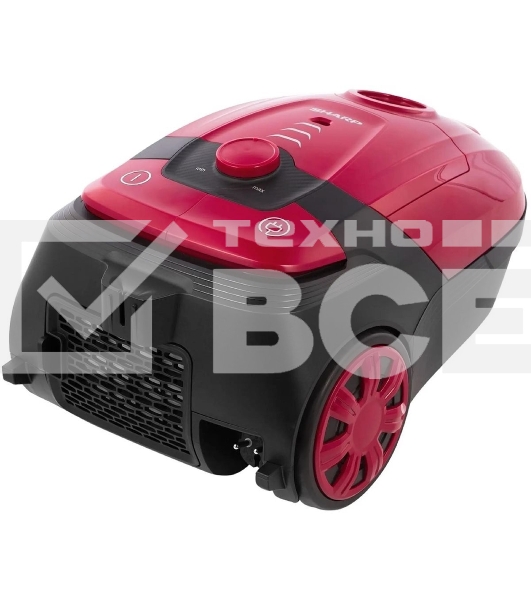 Пылесос Sharp ECKB19RR, красный/черный, 350/1900 Вт, уборка сухая, пылесборник мешок 2.3 л