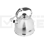 Чайник для плиты LARA LR00-75 (Зеркальный) 3.3л индукц. капс. дно, свисток с кноп. механизмом, фото2