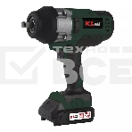 Профессиональный бесщеточный гайковерт аккумуляторный KLPRO KLSS18BHX-20 (18В, Li-ion-2шт, 2.0А·ч, 800Нм, 2 скорости, подсветка,З/У,в кейсе), фото 1