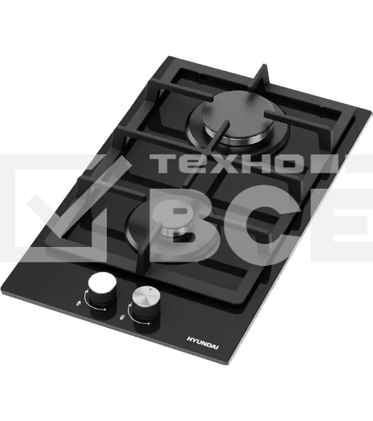 Газовая варочная панель Hyundai HHG 3230 BK черный