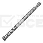 Бур по бетону Denzel цельная крестовая пластина, 12x165 мм, SDS PLUS, фото 1