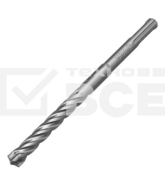 Бур по бетону Denzel цельная крестовая пластина, 12x165 мм, SDS PLUS