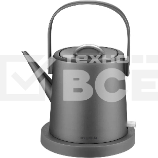 Чайник электрический Hyundai HYK-S5502 1л. 1200Вт титан/титановый корпус: металл