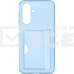 Чехол (клип-кейс) Samsung для Samsung Galaxy A17 Card Slot Case A17 голубой (EF-OA176TLEGRU), фото 1