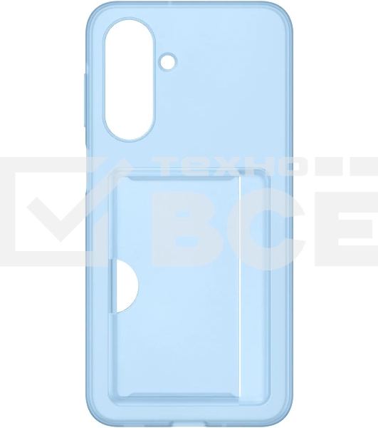 Чехол (клип-кейс) Samsung для Samsung Galaxy A17 Card Slot Case A17 голубой (EF-OA176TLEGRU)