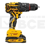 Дрель-шуруповерт аккумуляторная ударная бесщет. Denzel CIDH-BL-20, Li-Ion, 20 В, фото6