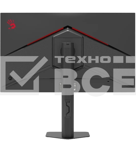 Монитор 27' Bloody MN1X IPS 2560x1440, 210 Гц, 5 мс (1 мс MPRT), 16:9, 600 кд/м², 2xHDMI 2.1, DP 1.4, 3.5 Jack, динамики (2x3 Вт), HDR10, FreeSync, G-Sync, черный