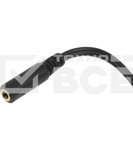 Адаптер аудио A4Tech AD-4P Jack 3.5 (f)/2xJack 3.5 (m) 0.2м. черный