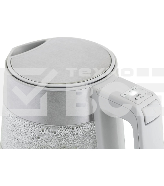 Чайник электрический Haier HK-501 1.7л. 2400Вт серый корпус: стекло/пластик (TD0036930RU)