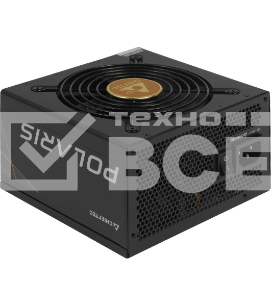 Блок питания Chieftec Polaris PPS-650FC, 650Вт, 80 PLUS Gold, 120мм, модульный, черный