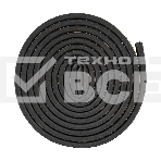 Уплотнитель резиновый Сибртех 6 м, профиль 'D', черный, фото5