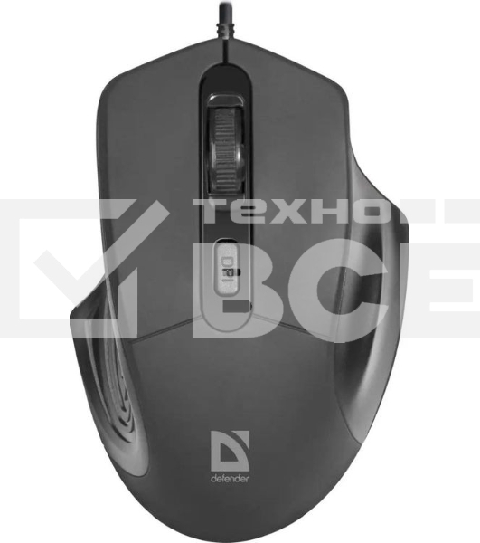 Мышь проводная Defender Datum MB-347 черный, 1600 dpi, USB, кнопки - 4