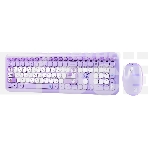 Комплект клавиатура+мышь Smartbuy Cute Bunny беспроводной, USB, 1000 DPI, сиреневый/белый, фото4