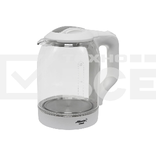 Чайник электрический Atlanta ATH-2466 (белый) стеклянный