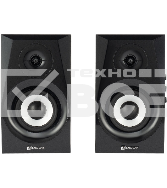 Акустическая система Oklick OK-166 BT 2.0 черный 40Вт