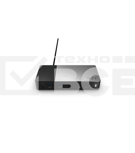 Док-станция MSI USB-C Docking Station Gen 2 / 1xType-C(USB3.2Gen2/DP)/1xType-C USB3.2Gen2/2xType-A USB3.2Gen2/1xType-A USB2.0/1xHDMI2.1/1xDP/1xRJ45/1xComboJack/150W adapter