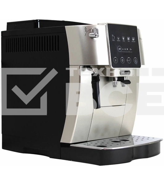 Кофемашина DeLonghi ECAM220.30.SB серебристо-черный, исп. кофе - зерновой/молотый, 1.8 л, 1450 Вт, 15 бар