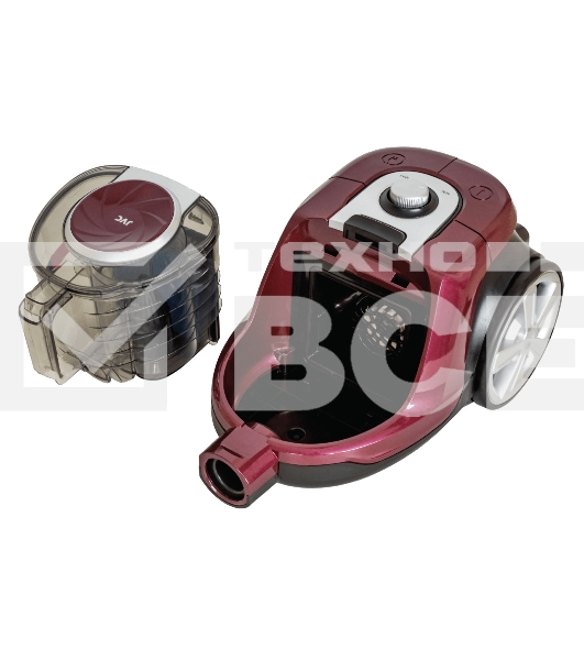 Пылесос JVC JH-VC431 красный, 360/2100 Вт, уборка сухая, пылесборник контейнер, 2.5 л