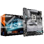 Материнская плата Gigabyte Z890 EAGLE, LGA 1851, Intel Z890, 4xDDR5, 4xSATA, 4xM.2, 1xPCIe 5.0 x16, 2xPCIe 4.0 x4, 1xDP, 1xUSB-C, 1x 2.5Gb LAN, 4xUSB-A 3.2 Gen 1, 2xUSB-A 3.2 Gen 2, 3x3.5 мм, 7.1, 1xUSB4, ATX, фото4