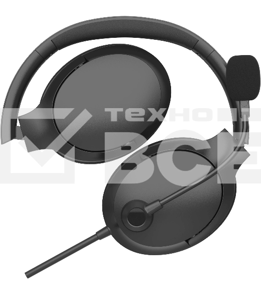 Наушники с микрофоном A4Tech Fstyler FH280U черный 2м мониторные USB оголовье