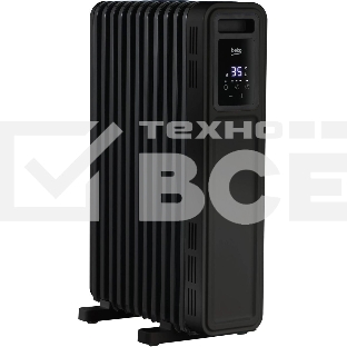Радиатор масляный Beko Winter Range RHO 8323 B черный, 2300 Вт, 25 м2, термостат