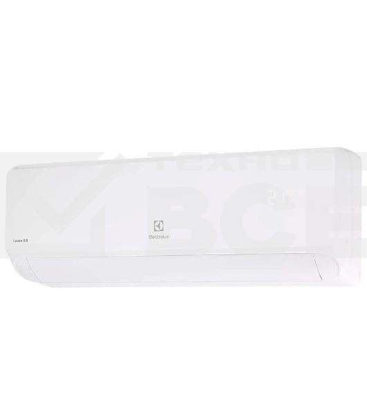 Блок внутренний сплит-системы Electrolux Fusion Wave EACS-24HFW/N3/in 24000 BTU, 70 м², 36 дБ, охлаждение, обогрев, осушение, белый