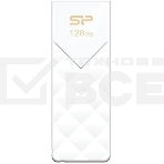 Флешка USB 128Gb Silicon Power Blaze B03, USB 3.2, белый, фото 1