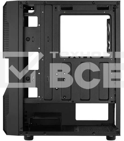 Компьютерный корпус Aerocool  / Formula Menace Saturn FRGB-G-BK-v1 черный без БП ATX 4x120mm 2xUSB2.0 1xUSB3.0 audio bott PSU