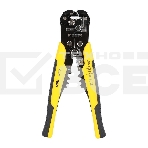 Инструмент многофункциональный для зачистки проводов (стриппер) 3-в-1 Deli DL2018 175мм, диапазон зачистки 0,6-2,6 мм, пружина с автоматическим возвратом, фото 1