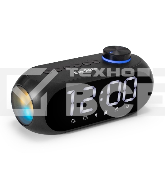 Колонка-часы ExeGate Yo 520 Bluetooth 3 Вт черный