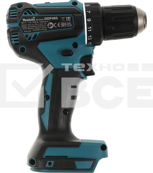 Дрель-шуруповерт аккумуляторная Makita DDF485Z